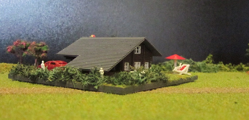 Blockhaus aus Bausatz von NoBa-Modelle vom 21.12.2017