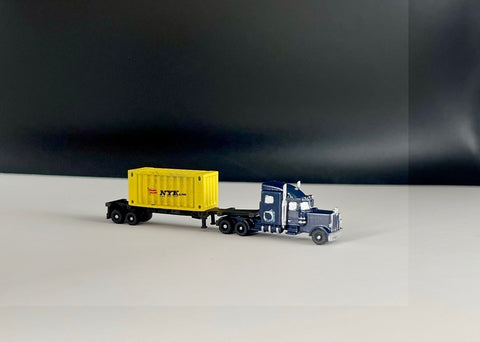 6009RF -  Peterbilt 379 mit Containerauflieger -Fertigmodell