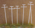 10330 - 5 Telefonmasten, Spur Z / Telephone poles, scale Z