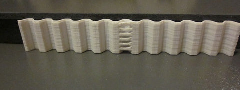 10463N – Spundwand, Höhe 25 mm, Spur N / sheet pile 25 mm high