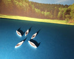 10473N - indianisches Kanu, Spur N / Indian canoe