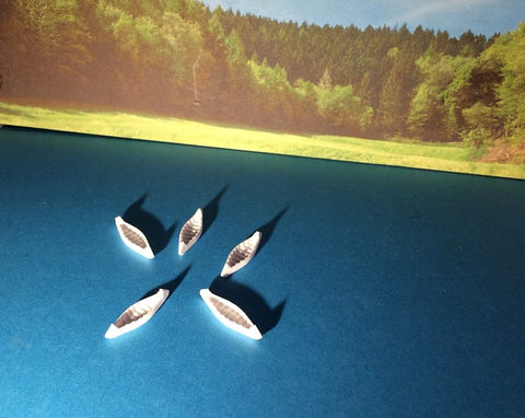 10473N - indianisches Kanu, Spur N / Indian canoe