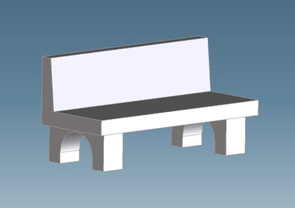 21001-Parkbänke/Sitzbänke / Park benches / benches