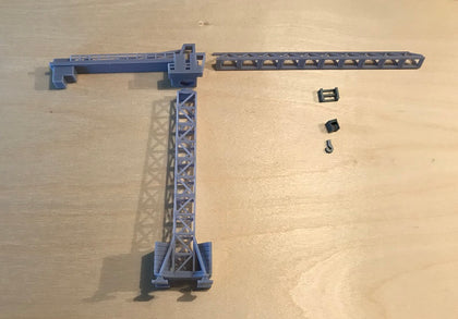 3004RN - Wolff Turmdrehkran, Spur N, M 1:160 / Tower crane, scale N
