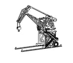3104 - Hafenkran, Spur Z, M 1 : 220 / dockside crane, scale Z