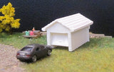 4012 - Einzelgarage mit Satteldach, Spur Z, M 1:220 / single garage with double pitch roof