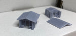 4079R - 4 kleinen Gartenlaubenhäuschen / 4 small gazebo houses
