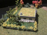 4109 – Winkelbungalow mit Terrasse und Kamin – Bausatz / corner bungalow with terrace and fireplace
