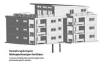 4104R – Grundmodul Hochhaus - Bausatz /  basic module for high-rise building