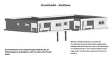 4104 – Grundmodul Hochhaus - Bausatz /  basic module for high-rise building