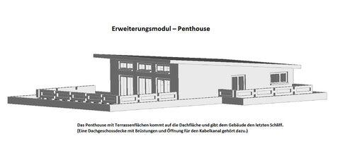 4106R – Erweiterungsmodul-Penthouse - Bausatz / expansion module for penthouse