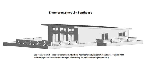 4106 – Erweiterungsmodul-Penthouse - Bausatz / expansion module for penthouse