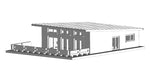 4107 – modernes Einfamilienhaus – Bausatz / Modern family house