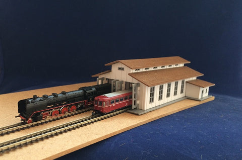 4111R – Lokschuppen, Spur Z / Engine shed, scale Z