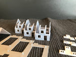 4128R - 3  Reihenhäuser - Bausatz / 3 Series Row Kit - Kit