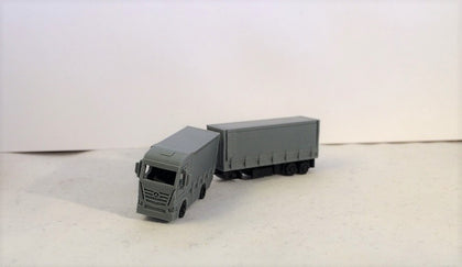 6340 - Actros 4 x 2 Gliederzug mit Plane, Spur Z / Actros 4 x 2 articulated train, scale Z