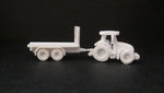 6607 N - Traktor Claas mit Ladeanhänger /  trailer with tractor