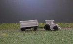 6609 -Traktor Claas mit Anhänger, zweiachsig mit Aufsatz, Spur Z / railer for tractor biaxial with attachment and with tractor