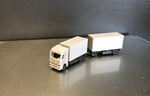 6909R -  LKW Actros 4 x 2 mit Kofferaufbau und Anhänger / Truck Actros 4 x 2 with box-body and trailer