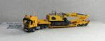 6924RF – MAN Sattelzugmaschine 6 x 4 mit Sattelauflieger und Bagger / MAN tractor 6 x 4 with semi-trailer and excavator