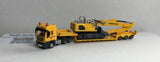 6924RF – MAN Sattelzugmaschine 6 x 4 mit Sattelauflieger und Bagger / MAN tractor 6 x 4 with semi-trailer and excavator