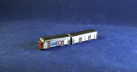 5005L - 2 Shorty Gehäuse Amtrak, coloriert /  Shorty housings amtrak, colored