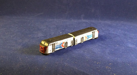 5004L - 2 Shorty Gehäuse Amtrak, coloriert / 2 Shorty housings amtrak, colored