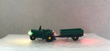 9032 - Traktor beleuchtetes Fertigmodell/ Ready-made tractor-illuminated model