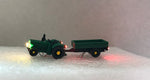 9032 - Traktor beleuchtetes Fertigmodell/ Ready-made tractor-illuminated model