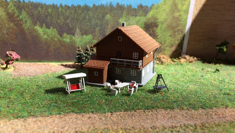 10258R - Terrassenmöbel für Spur Z, M 1 : 220