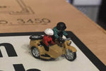 6951R - Motorrad mit Seitenwagen, Spur Z / Motorcycle with sidecar, scale Z